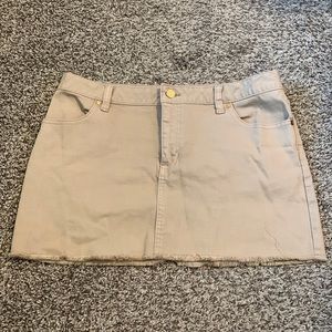 Tory Burch Khaki Mini Skirt - size 31 - VGUC